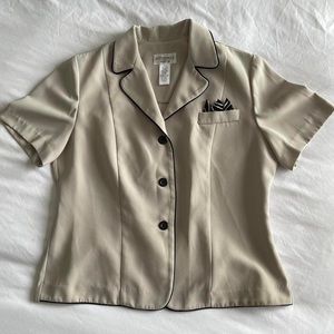 Vintage short sleeve blouse